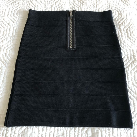 Guess Los Angeles black bandage mini skirt - Picture 2 of 8
